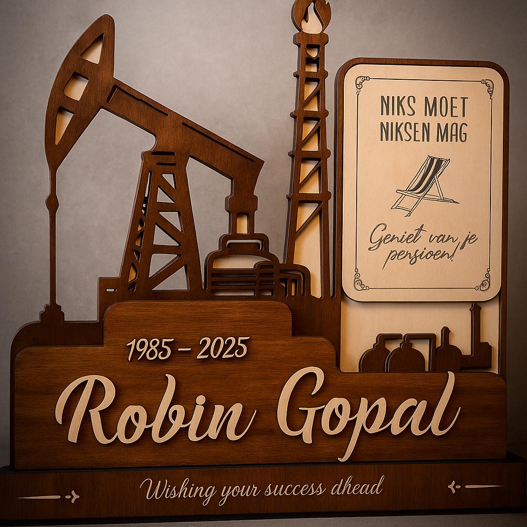 Oil Industry Farewell Gift